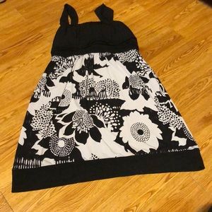 Black and white dress